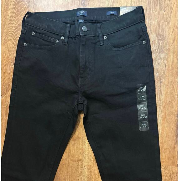 NWT J.Crew Slim Fit Jean In Signature Flex Black Size 31x32 - Picture 4 of 8